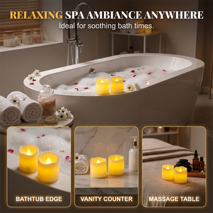 ✈️Last Day 50% OFF✨Warm Flickering Flameless LED Candles