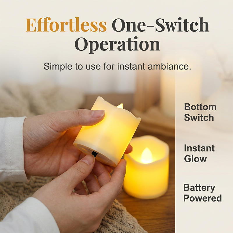 ✈️Last Day 50% OFF✨Warm Flickering Flameless LED Candles