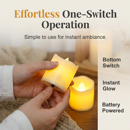 ✈️Last Day 50% OFF✨Warm Flickering Flameless LED Candles