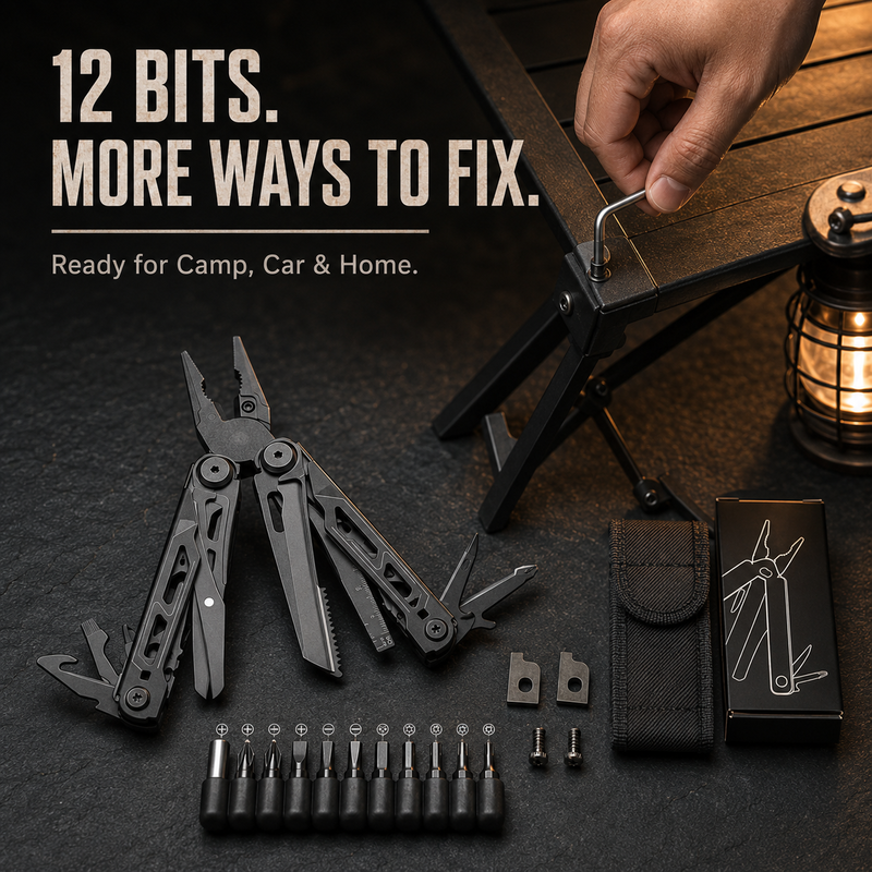 Portable Multi-Tool Pliers | Compact Folding Utility Tool