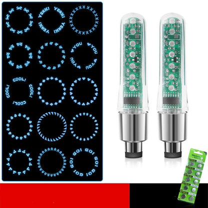 🏅🚲Waterproof Bike Tire Valve Stem Lights✨