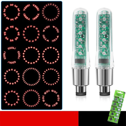 🏅🚲Waterproof Bike Tire Valve Stem Lights✨