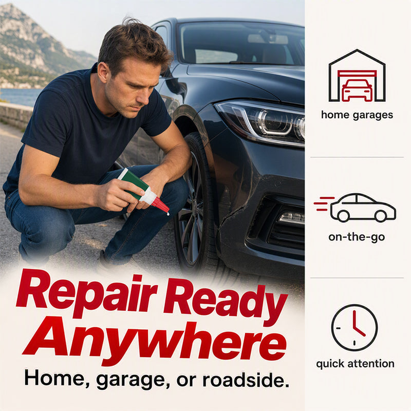 🔧🚗 Bumper & Trim Repair Adhesive – Precision Nozzle for Small Exterior Repairs