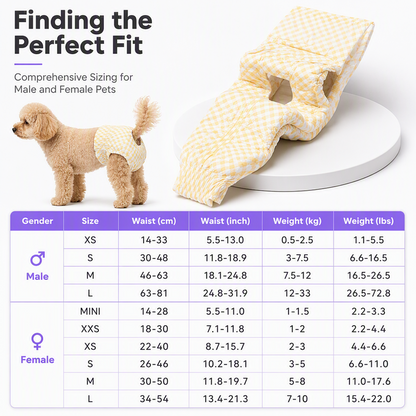 🏅Ultra-Absorbent Breathable Disposable Pet Diapers