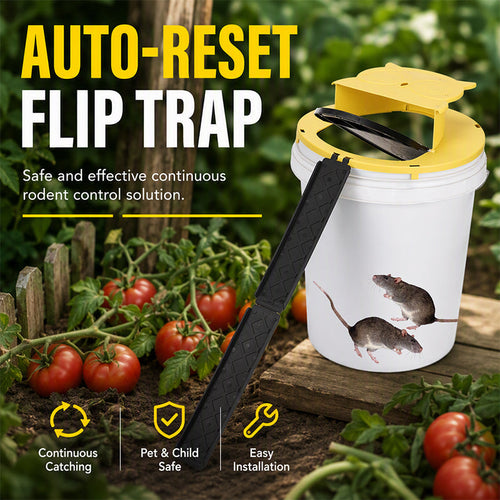 ✈️Last Day 50% OFF🥳HOT SALE!Automatic Reset Flip Lid Mouse Trap🏠✨