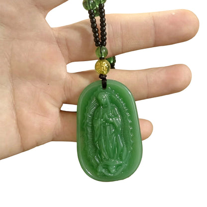✈️Last Day 50% OFF✨Religious Figure Beaded Pendant Necklace