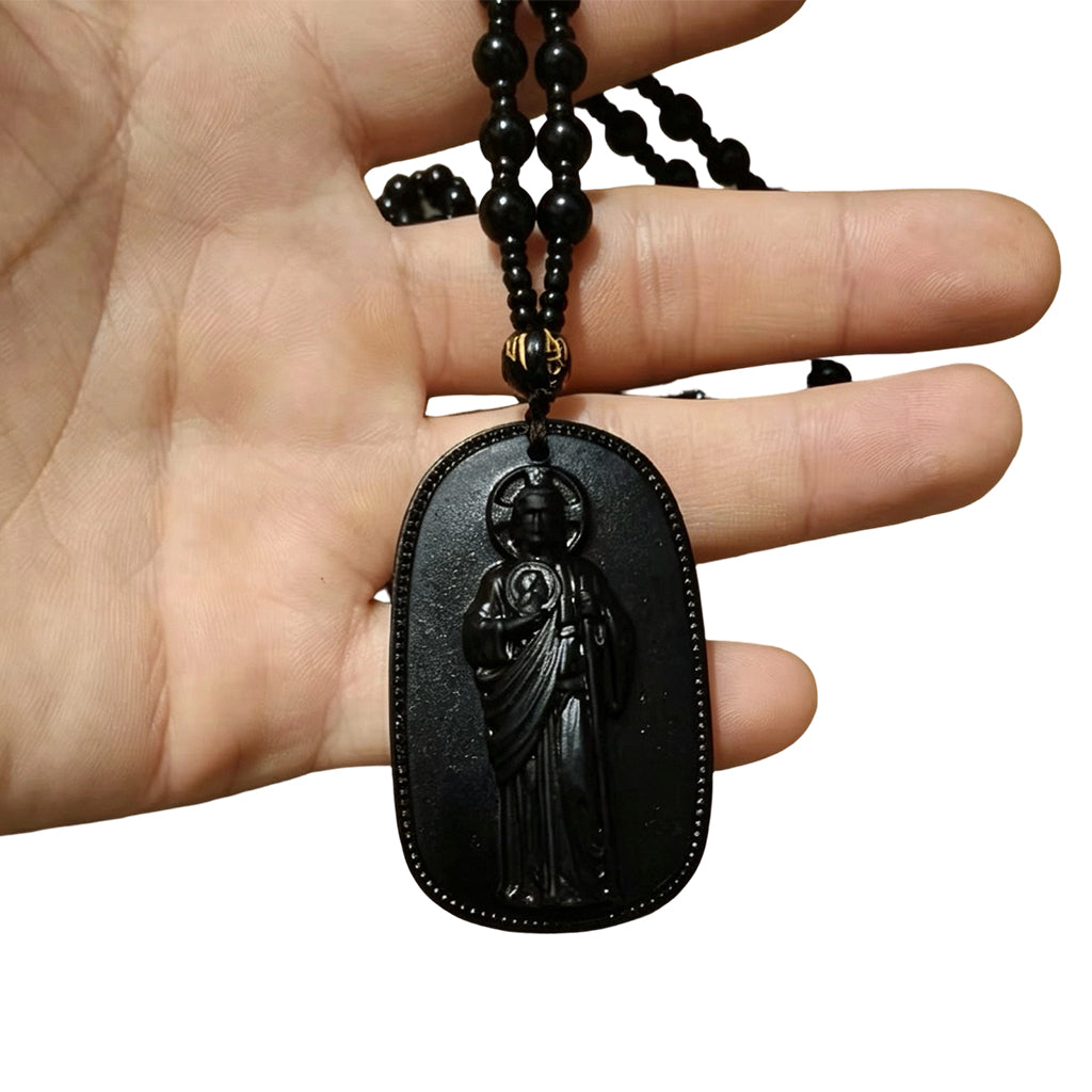 ✈️Last Day 50% OFF✨Religious Figure Beaded Pendant Necklace