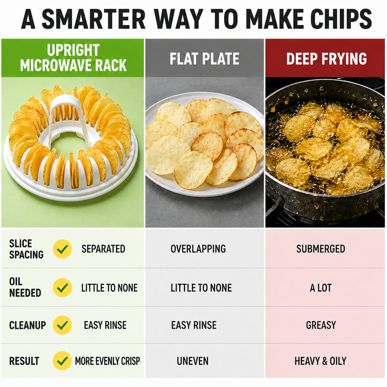 ✈️Last Day 50% OFF✨💞50K+ SOLD!😍🥔DIY Microwave Potato Chip Maker with Slicer Bowl Set