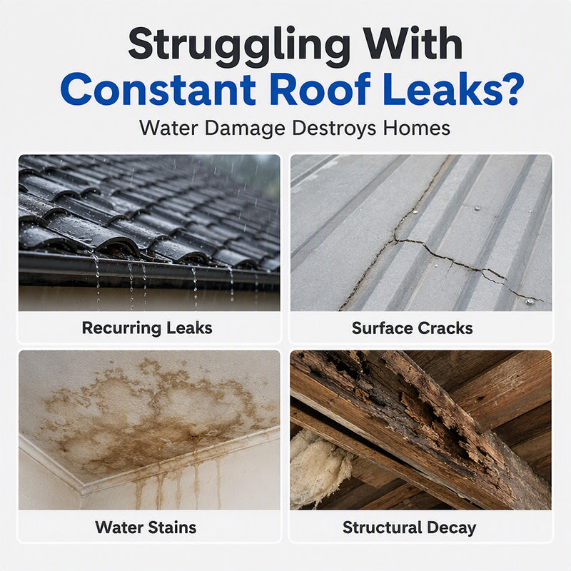 ✈️Last Day 50% OFF✨Transparent Roof Waterproof Sealant with Brush