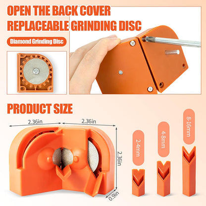 ✈️Last Day 50% OFF✨Portable Drill Bit Sharpener Grinding Tool for 2-16mm Bits