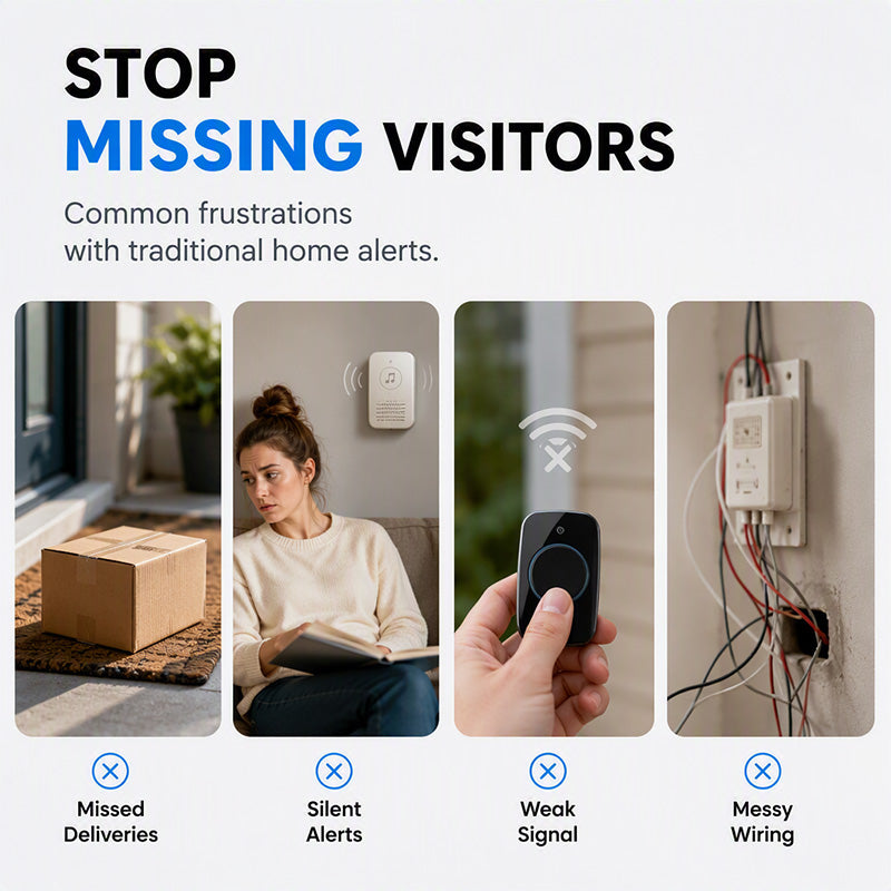 ✈️Last Day 50% OFF✨Long Range Smart Wireless Doorbell