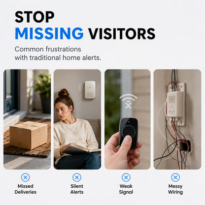 ✈️Last Day 50% OFF✨Long Range Smart Wireless Doorbell