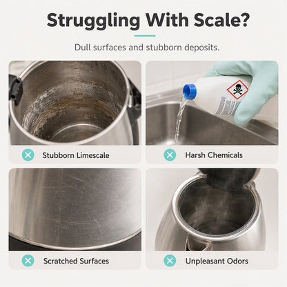 ✈️Last Day 50% OFF✨Limescale Magic Eraser Cleaning Sponge – Chemical-Free Hard Water Stain Remover