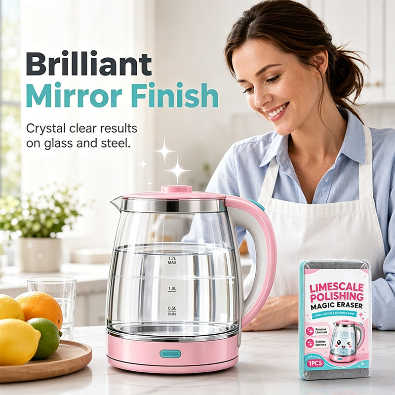 ✈️Last Day 50% OFF✨Limescale Magic Eraser Cleaning Sponge – Chemical-Free Hard Water Stain Remover