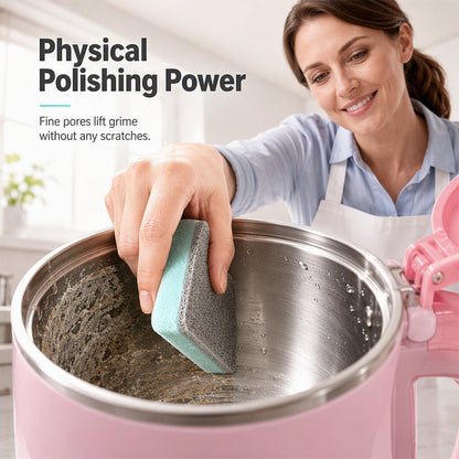 ✈️Last Day 50% OFF✨Limescale Magic Eraser Cleaning Sponge – Chemical-Free Hard Water Stain Remover