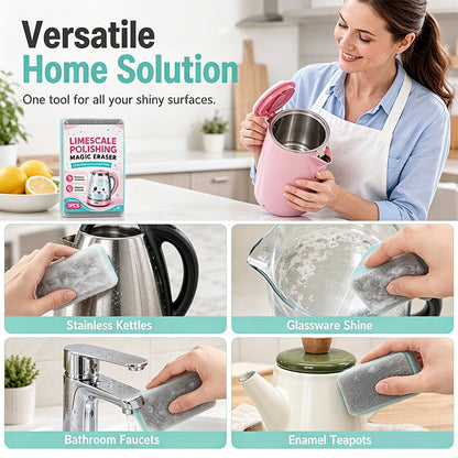 ✈️Last Day 50% OFF✨Limescale Magic Eraser Cleaning Sponge – Chemical-Free Hard Water Stain Remover
