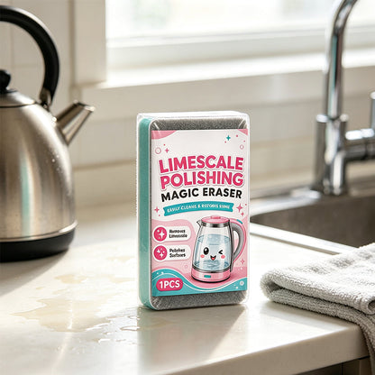 ✈️Last Day 50% OFF✨Limescale Magic Eraser Cleaning Sponge – Chemical-Free Hard Water Stain Remover