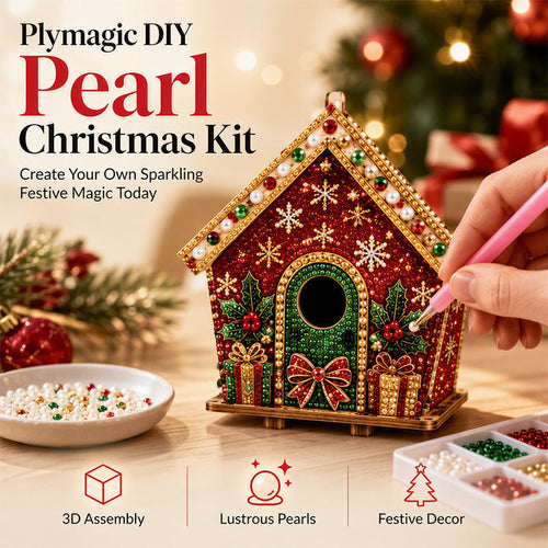✈️Last Day 50% OFF✨🎄 3D DIY Christmas Pearl Art Kit