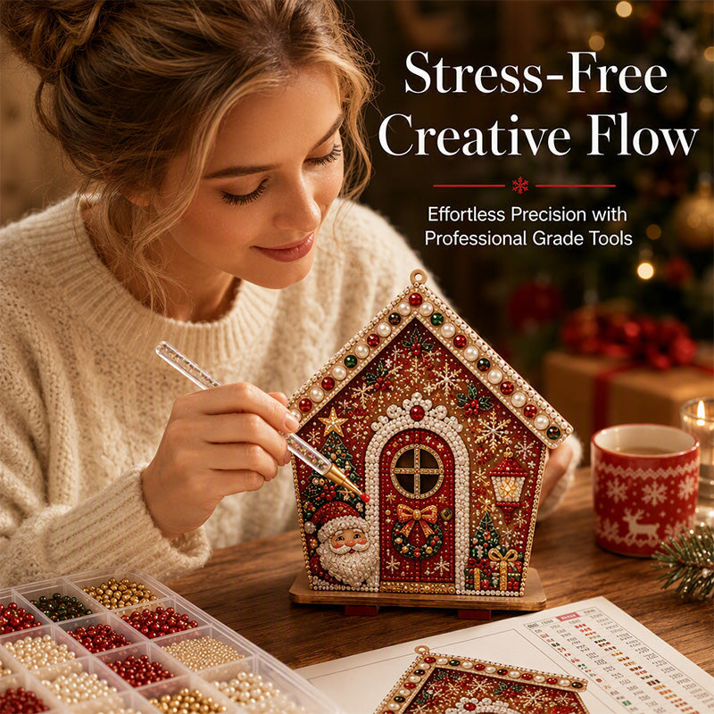 ✈️Last Day 50% OFF✨🎄 3D DIY Christmas Pearl Art Kit