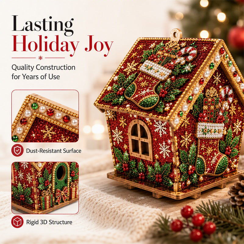 ✈️Last Day 50% OFF✨🎄 3D DIY Christmas Pearl Art Kit