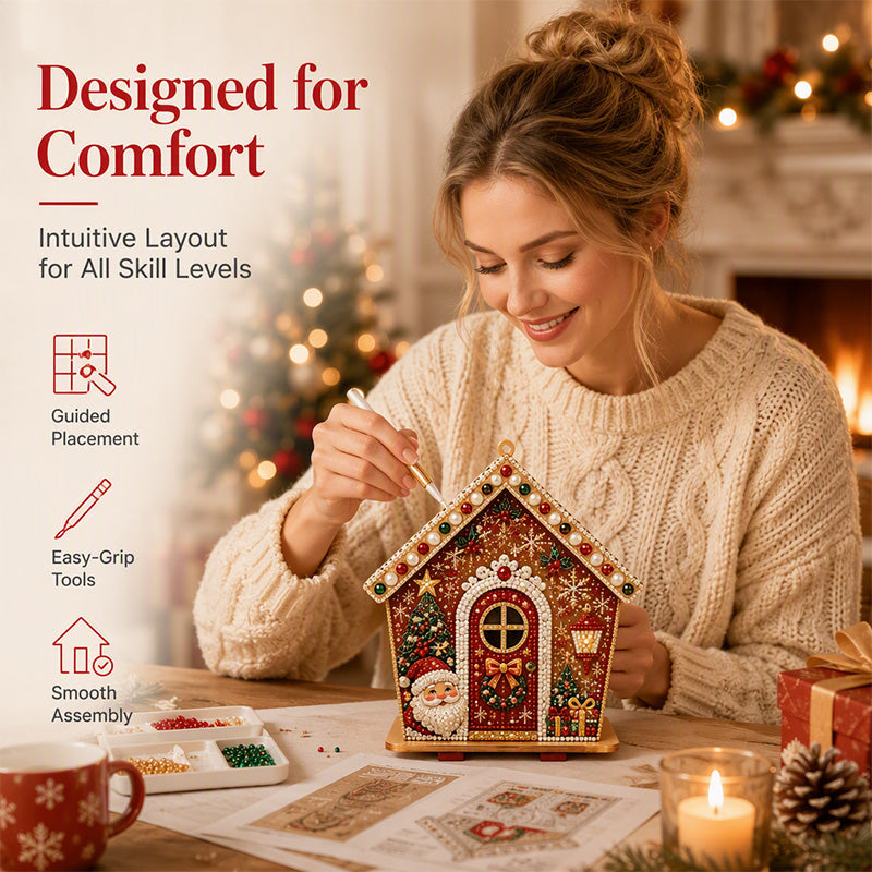 ✈️Last Day 50% OFF✨🎄 3D DIY Christmas Pearl Art Kit