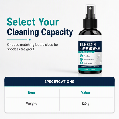 ✈️🧼 Grout Cleaning Spray – Easy Care for Tile Lines & Damp-Area Stains