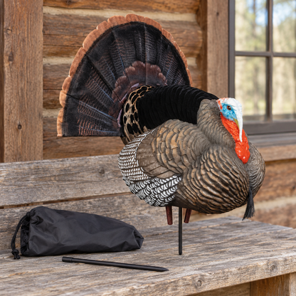 🔥Hunting season Promotion 43% OFF—🦃Ultra-Realistic Collapsible Full-Strut Turkey Decoy with Stake & Carry Bag