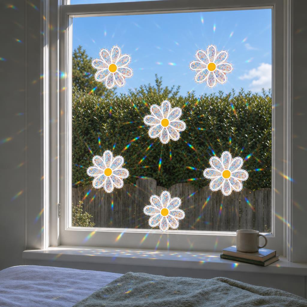 DaisyPrism🌈Rainbow Suncatcher Window Stickers