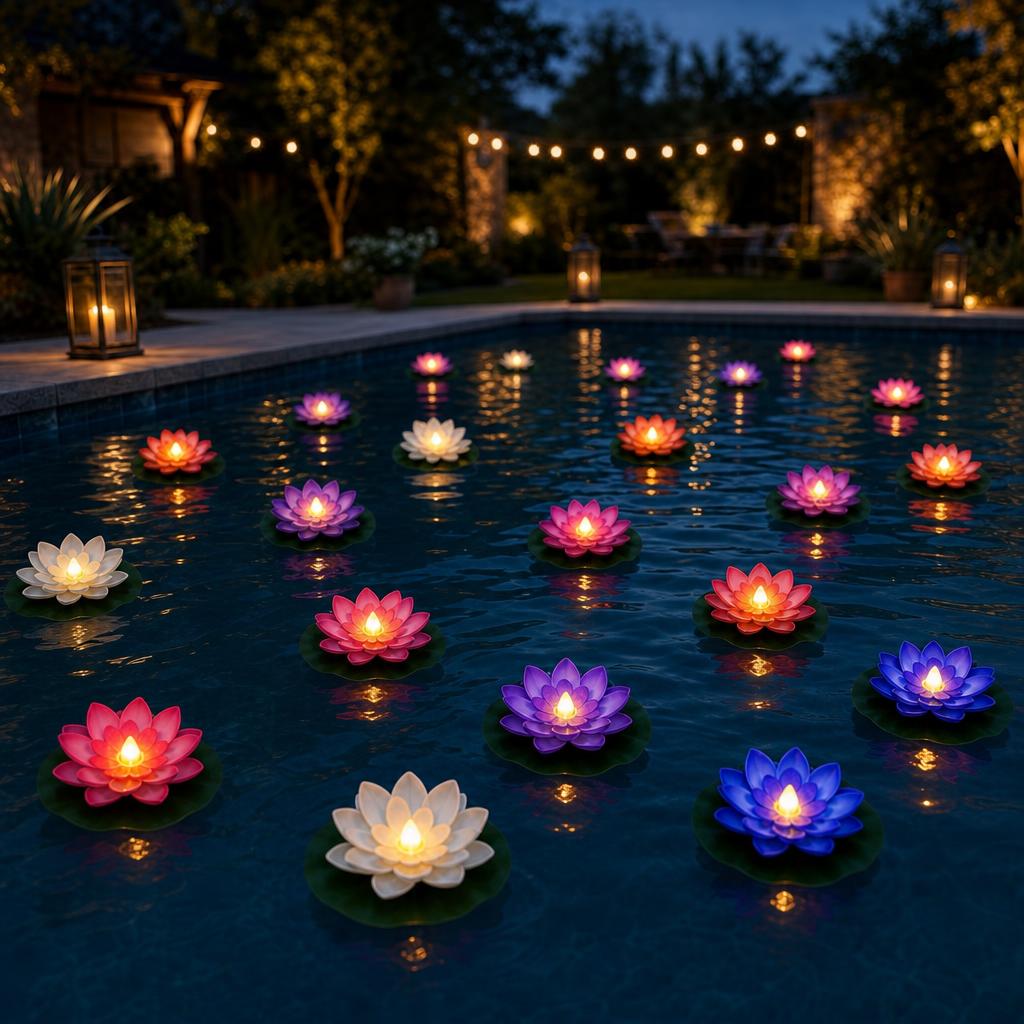 💮2026 Hot Sale🌸Floating Lotus Lights